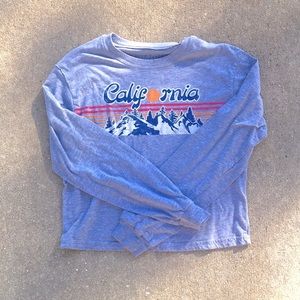 S/M LOVE TRIBE GREY CALIFORNIA LONG SLV SHIRT